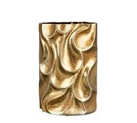 GILDE Decorative Ceramic Vase Flower Vase - Waterproof European Manufacture - Decorative Living Room - Advent Christmas Decoration Gold - Colour: Antique Gold Height 36 cm