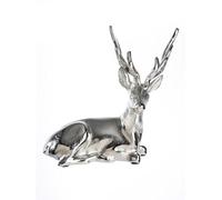 GILDE Decorative Figurine, Aluminium, Silver, Breite 23 cm