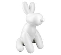 GILDE Decorative Figurine, Ceramic, White, Höhe 25 cm