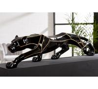 GILDE Decorative Figurine, Resin, Black, 21x101x18 cm