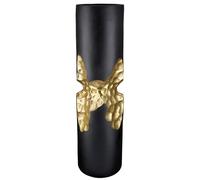 GILDE Favo Candlestick - Gold/Black - Cylindrical - Aluminium - Height 51 cm x Diameter 13 cm