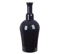 GILDE Filu vase, metal, glossy black, height 55 cm x width 25 cm, decorative vase