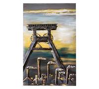 GILDE Gallery Picture Glück auf - Art Object - Handmade Metal Art 120 x 80 cm