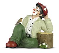 GILDE Gildeclown Figurine A Little Time Out - Decorative Figure and Collector's Item Handmade - Delivered in Gift Box - Multicoloured Height 10 cm