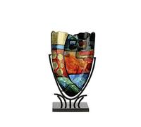 GILDE GLAS art Designer Vase Decorative Object Handmade Glass Height 47.5 cm