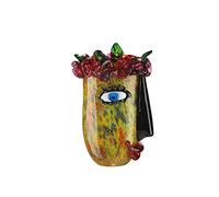 GILDE GLAS art Flower Vase - Table Decoration - Gifts for Women - Stained Glass 31 cm