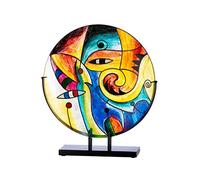 GILDE GLAS art Sculpture, Glass Metal, Multi-Coloured, Höhe 41,5 cm