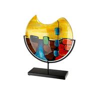 GILDE GlasArt Decorative Vase Murano Round Glass Multicoloured 39931