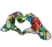 Gilde Poly Hände Street Art VE 2 Canvas Prints, Multicoloured, Unique