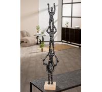 GILDE Decorative Figurine, Resin, Black, 68,5