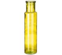 GILDE Vase Noa Glass Yellow Height 75 cm Diameter 18 cm Decoration Home Accessory Gift Idea Flower Vase