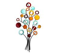 GILDE Wall Relief Wall Decoration XL Tree of Life Multi-Coloured Metal H 97 cm W 51 cm