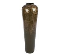 GILDE Whisper Vase, Metal, Height 95 cm x Diameter 30 cm, Beige/Gold, Bulbous Flower Vase