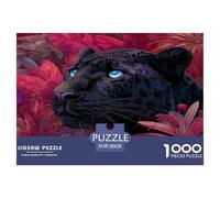 Gilded Black Leopard Puzzle 1000-Piece for Adults And Kids, Difficult Jigsaw Puzzle, Challenging & Relaxing Gift 38x26cm/1000pcs