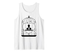 Gilded Cage - Wealth Luxury Freedom Business Finance Money Tank Top