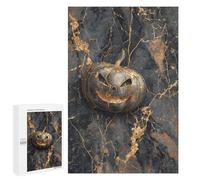 Gilded Halloween Pumpkin Decor Puzzle 1000 Teile Schwer Puzzle Spielzeug Lernspiel Impossible Herausforderungsspielzeug Für Erwachsene Kinder 1000 PCS