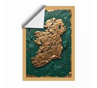 Gilded Ireland Vintage Unframed Wall Art Print A1 (84.1×59.4cm), Wall Decor for Living Room, Bedroom, Office & Home, Art Gift