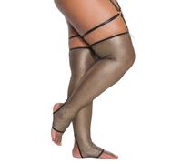 Gilded Seduction Toeless Stockings - Queen Size