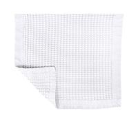 GILDEN TREE Bathroom Mat Absorbent Cotton Quick Dry for Shower, Bath & Bathtub Washable Thin, Modern Style (White)