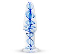 Gildo No. 23 Deluxe Classic Glass Butt Plug, Length - 3.75 Inch, Diameter - 0.80-1.25 Inch