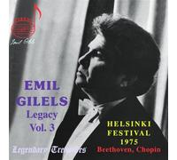 Gilels - Emil Gilels Legacy Vol. 3: Live, Helsinki Festival, August 24, 1975