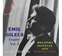Gilels - Emil Gilels Legacy Vol. 3: Live, Helsinki Festival, August 24, 1975