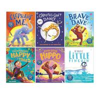 Giles Andreae Collection 6 Books Set (Elephant Me, Giraffes Can't Dance, Brave Dave, The Chimpanzees' Happy Tree, Every Little Hippo Can & Be Brave Little Penguin)