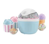 Giles & Posner Ice Cream Maker - Electric Frozen Yoghurt, Sorbet, Dairy Free Milk Churner, 500ml Quick Freeze Bowl, Home-Made In 30 Minutes, Detachable Paddle, Compact, Perfect For Kids, Blue