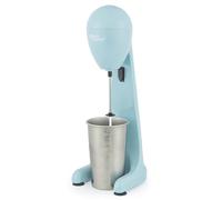 Giles & Posner Milkshake Maker - Iced Coffee Maker, 2 Speeds, Includes 500ml Stainless Steel Cup & Blade, Capacity Markings, Milk Frothing, Cocktails, Electric Drinks Mixer, Pastel Blue, 100W