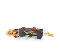 Giles & Posner Mini Raclette Grill, 2-Person, Non-Stick Plate, 400 W | 2 Spatula Pans Included, Quick Heat-Up, Power Indicator Light, Compact Indoor Table Grill, Even Cooking For Cheese And Snacks