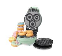 Giles & Posner Sorbet 3 In 1 Mini Bites Maker, Waffles, Doughnuts, Pancakes | 3 Interchangeable Removable Non-Stick Plates, Ready Indicator Lights, 3 Minute Preheat, Compact Storage, Non-Slip Feet