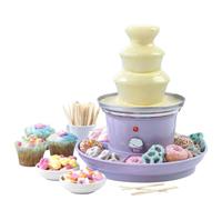 GILES & POSNER Sorbet EK3428GSPP Chocolate Fountain - Purple