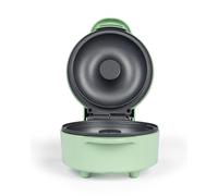 Giles & Posner Sorbet Gloss Doughnut Maker, Single Large 12.5 Cm | 550 W Power, PFAS-Free Non-Stick Coating, Cool-Touch Handle, Indicator Lights, Sorbet Green Finish, Easy-Clean Plates