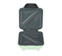 Giles & Posner Sorbet Sandwich Maker - Single Toastie Maker, PFAS-Free Non-Stick 13 cm Cooking Plates, Auto Temperature Control, Small Personal Size, 2 Minute Pre-Heat, Compact, 550W, Matt Green