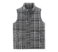 Gilet for Men UK, Body Warmers for a Man, Sleeveless Coat Stand Collar Jacket Zip Up Winter Thermal Quilted Outerwear for Snow Ski Hiking Warm Cozy