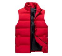 Gilet for Men UK Plus Size,Mens Body Warmers Sale Clearance Puffer Gilet Quilted Jacket Down Jacket Casual Full Zip Plain Sleeveless Warm Padded Waistcoat Warm Winter Vest with Pockets