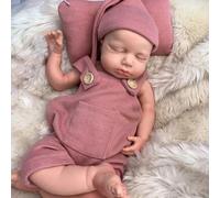 Gileutay 17in Soft Full Body Silicone Reborn Dolls Girl Realistic Newborn Baby Doll That Look Real Sleeping Baby