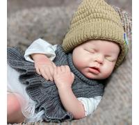 Gileutay 50cm Full Body Silicone Doll Girl Realistic Sleeping Reborn Newborn Babies That Can Drink Handmade Toy for Kids