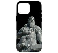 Gilgamesh Sumerian God and Lion Babylonian Case for iPhone 16 Pro Max