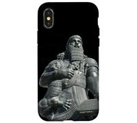 Gilgamesh Sumerian God and Lion Babylonian Case for iPhone X/XS