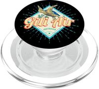 Gili Air Lombok Retro Island Indonesia Vintage Turtle PopSockets PopGrip for MagSafe