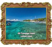 Gili Trawangan Island Indonesia Tourist Souvenir Refrigerator Magnet Fridge Decorations Magnet