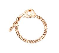 Gilieyer Handcuff Bracelet, Stainless Steel Bracelet/Anklet for Men Women Teenagers Couples Bracelets Handcuffs Design Distance Matching Friendship Best Friend Bracelet, 16 cm, Stainless Steel Metal
