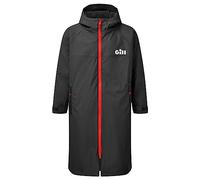Gill Aqua Parka 100% Waterproof Changing Robe Jacket - Windproof - Thermal - Unisex (Graphite, L)