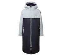Gill Aqua Parka 100% Waterproof Changing Robe Jacket - Windproof - Thermal - Unisex (Navy/Light Grey, M)