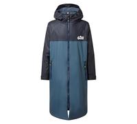 Gill Aqua Parka 100% Waterproof Changing Robe Jacket - Windproof - Thermal - Unisex (Storm Blue/Navy, L)