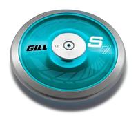 Gill Athletics S7 Spin Disc for Track - 1 KG Discus Training Equipment, 75% Rim Weight, 1k Track & Field Throwing Equipment, Mens Discus and Womens Discus 1 kg - 1 k Discus Track and Field