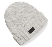 Gill Cable Knit Beanie - Thermal Protection with Floating Technology - Stone Grey