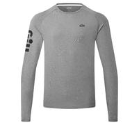 Gill Fishing Mens Infinity Long Sleeve Top - UPF 50+ Sun Protection, Quick Dry & Moisture Wicking (Dark Grey, M)