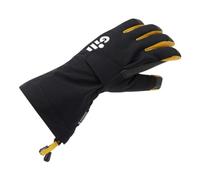 Gill Helmsman Sailing Gloves Waterproof Insulated Marine Gloves with Breathable Membrane, Durable Grip Palm, Extended Gauntlet Cuff, Touchscreen Compatible, Colour - Black, Size - Extra Large